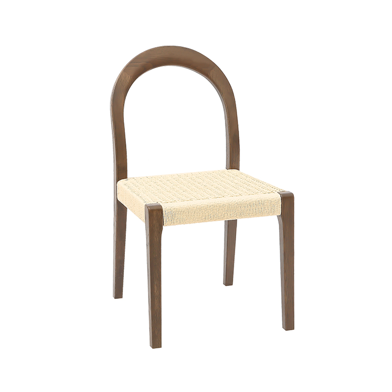 Braiding Style Base Wood Chair