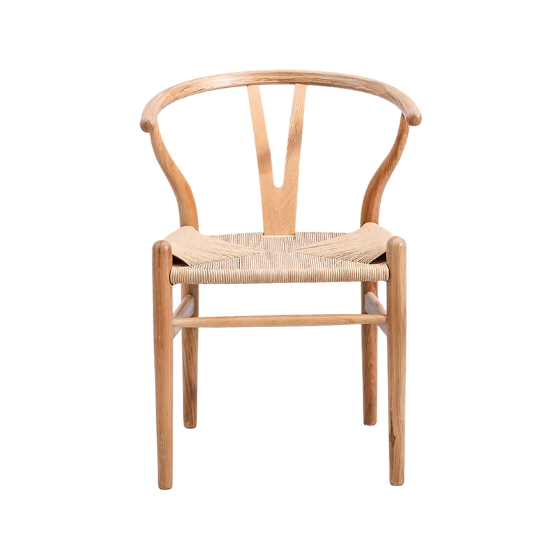 Classical Stitching Woven Wood Chair